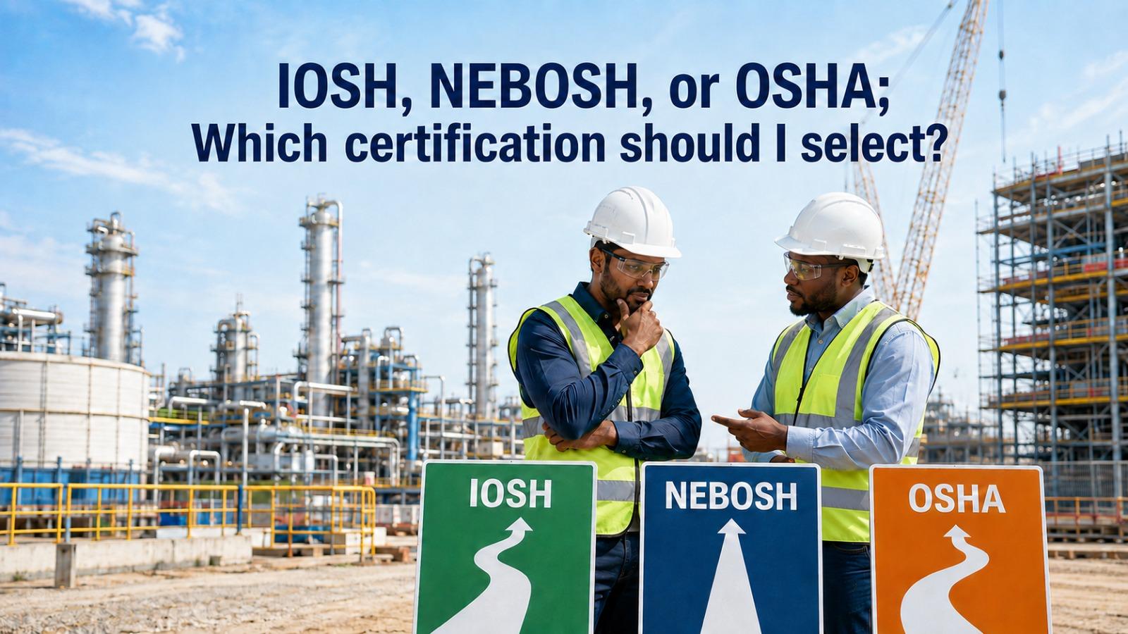 IOSH, NEBOSH or OSHA